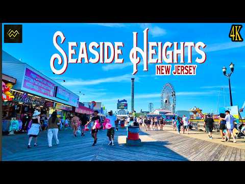 Seaside Heights New Jersey Boardwalk 2024 [4K]