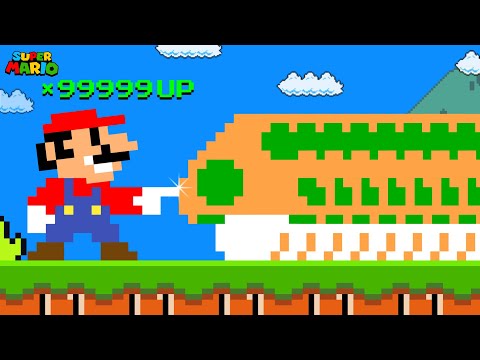 Everything Mario Touches Turns WIDER and 1-Up Mushroom Has Stopped Working!