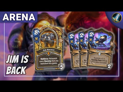 Why Is Jim Raynor So Powerful? | 12 Win Warrior Hearthstone Arena Underground