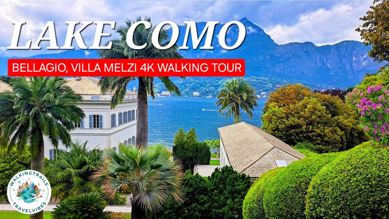 Embark on an immersive walking tour of Villa Melzi Gardens.
