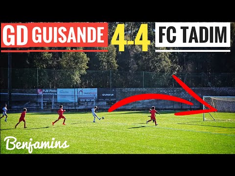 ⚽️Resumo Futebol Benjamins| GD Guisande 4-4 FC Tadim