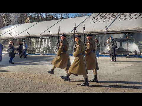 Zmiana Warty Grób Nieznanego Żołnierza Warszawa 2025 🇵🇱