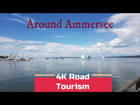 Driving Germany: St2067 & St2056 - 4K driving video on the east and south shore of Ammersee Lake