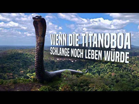 Wenn Die Titanoboa Schlange Noch Leben Würde?