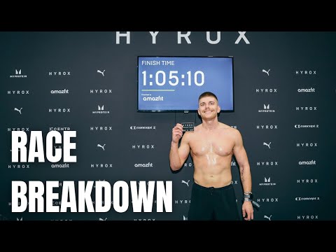 How I Ran a 1:05 HYROX - Race Strategy and Breakdown