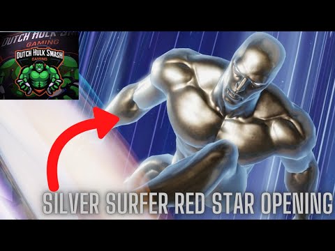 Red Star opening for Silver Surfer. Surfs up because I strike GOLD! - Marvel Strike Force