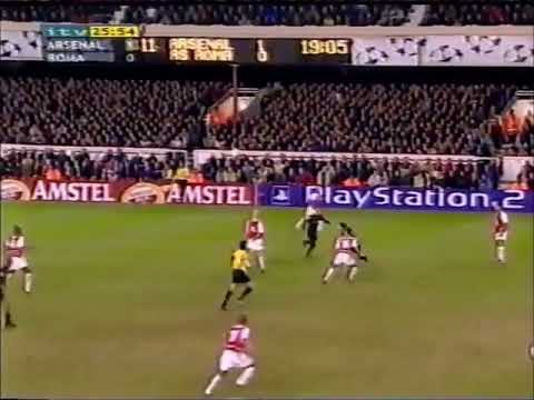 Dennis Bergkamp  Crazy Ball control vs AS Roma 2003