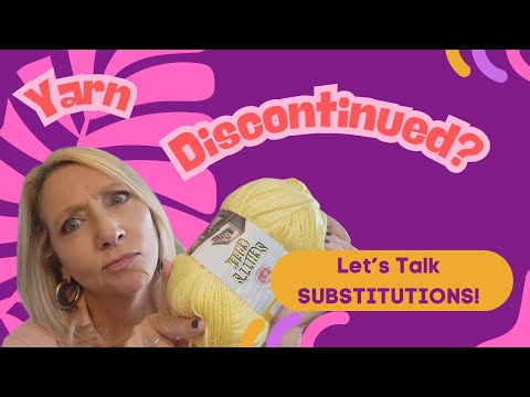 What Do You Do When Your Favorite Yarn is DISCONTINUED?@LionBrandYarn @SchittsCreek