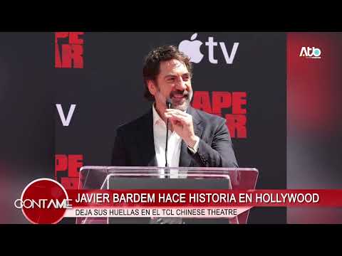 Javier Bardem deja su huella en el Teatro Chino de Hollywood: el primer español en la historia