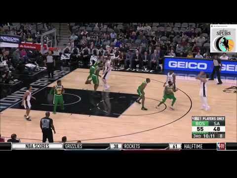 Derrick White goes off in the 3rd qtr vs the Celtics! 11pts 2ast