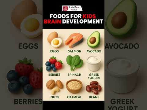 Top 10 Superfoods For Kids Brain | Child Brain foods #superfoods #kidsbraindevelopment #brainfood