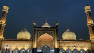 Delhi's Shahi Jama Masjid | 4K Night View