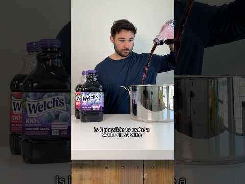 MAKING WINE FROM WELCH’S GRAPE JUICE