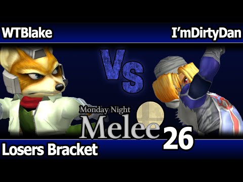 MNM 26 Melee - WTBlake (Fox) vs I'mDirtyDan (Sheik) - Losers Bracket