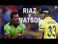Wahab Riaz S Fiery Spell Against Shane Watson CWC 2015