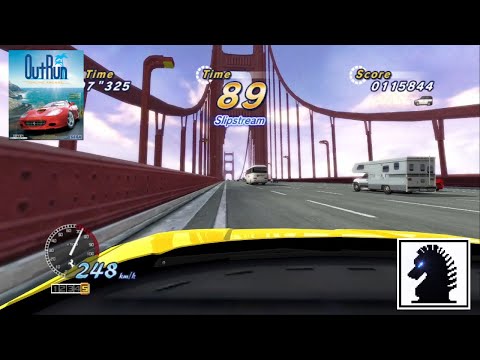 PSN OutRun Online Arcade - Testarossa | 15 Course OutRun Mode
