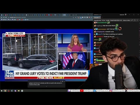 Hasanabi REACTS to Trump Indictment!!!