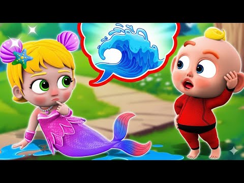 Rescue the Mermaid | Mermaid Princess Song | Nursery Rhymes & Kids Songs | PIB World