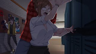principal Decker's death - Student Union [visual novel] demo's ending-scene