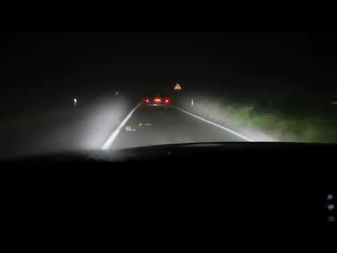 Bmw g30 adaptive LED and high beam assistant in action