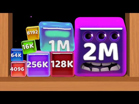 2048 JELLY CUBES - ASMR Gameplay (Reach 2M, Part 02)