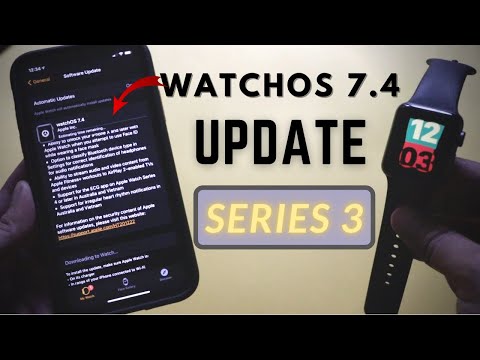WatchOS 7.4 Update on Apple Watch Series 3 !  ⌚