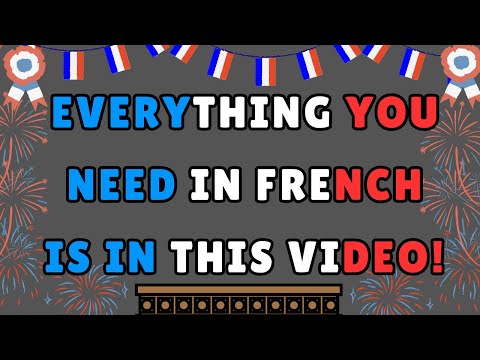 A Full Grammar Guide to Every Concept in French