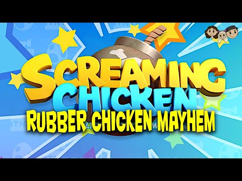 Screaming Chicken Ultimate Showdown Gameplay #1 [Demo] : RUBBER CHICKEN MAYHEM | 3 Player - YouTube