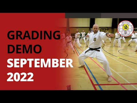 September 2022 Grading Demo | Sochin Kata