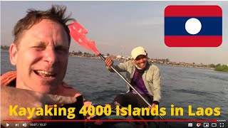 🇱🇦  KAYAKING 4000 Islands in Laos: Khone Phapheng Waterfalls + Mekong Dolphins {Don Det, Laos}
