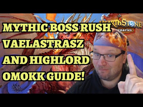 Mythic Vaelastrasz and Highlord Omokk Guide - Hearthstone Mercenaries Boss Rush Level 300