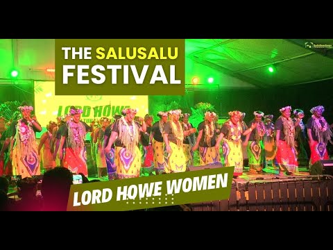 The Salusalu Festival, Lord Howe Islands Women, Cultural Contemporary Performance.