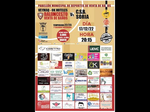 22 12 17 1ª  Jornada_11 1ª Nacional Masculina Baloncesto Venta de Baños VEYMAQ - OK HOTELES