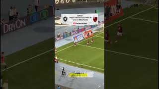 GOOOOOL DO PULGAR! FLAMENGO ABRE 2 A 1 CONTRA O BOTAFOGO #flamengo #botafogo #futebol #brasil