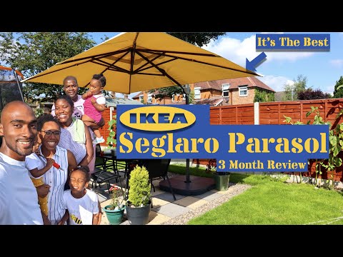 Ikea SEGLARO Parasol | Back Garden Patio | Review Unboxing