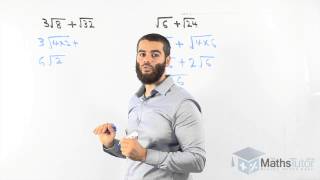 Maths Online - Addition &amp; Subtraction of Surds