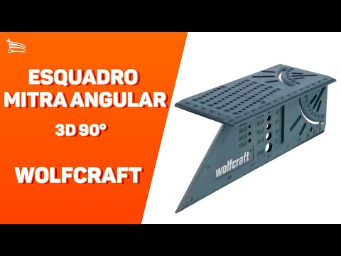 Esquadro Mitra Angular 3D 90° WOLFCRAFT-520800 - Video