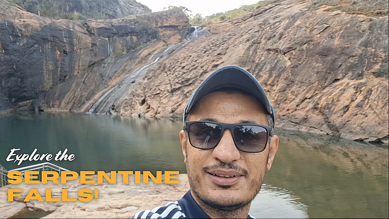 Experience a virtual hike to Serpentine Falls.