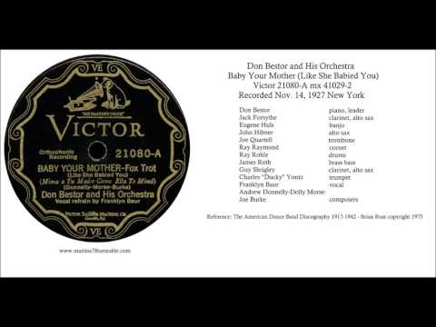 Baby Your Mother - Don Bestor