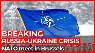 NATO foreign ministers meet in Brussels as Ukraine crisis intensifies