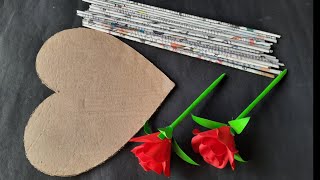 Diy Valentine's day craft ideas | Valentine's day gift idea | Newspaper Craft