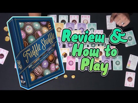 Truffle Shuffle Review & How to Play | Set collection and CHOCOLATE!!