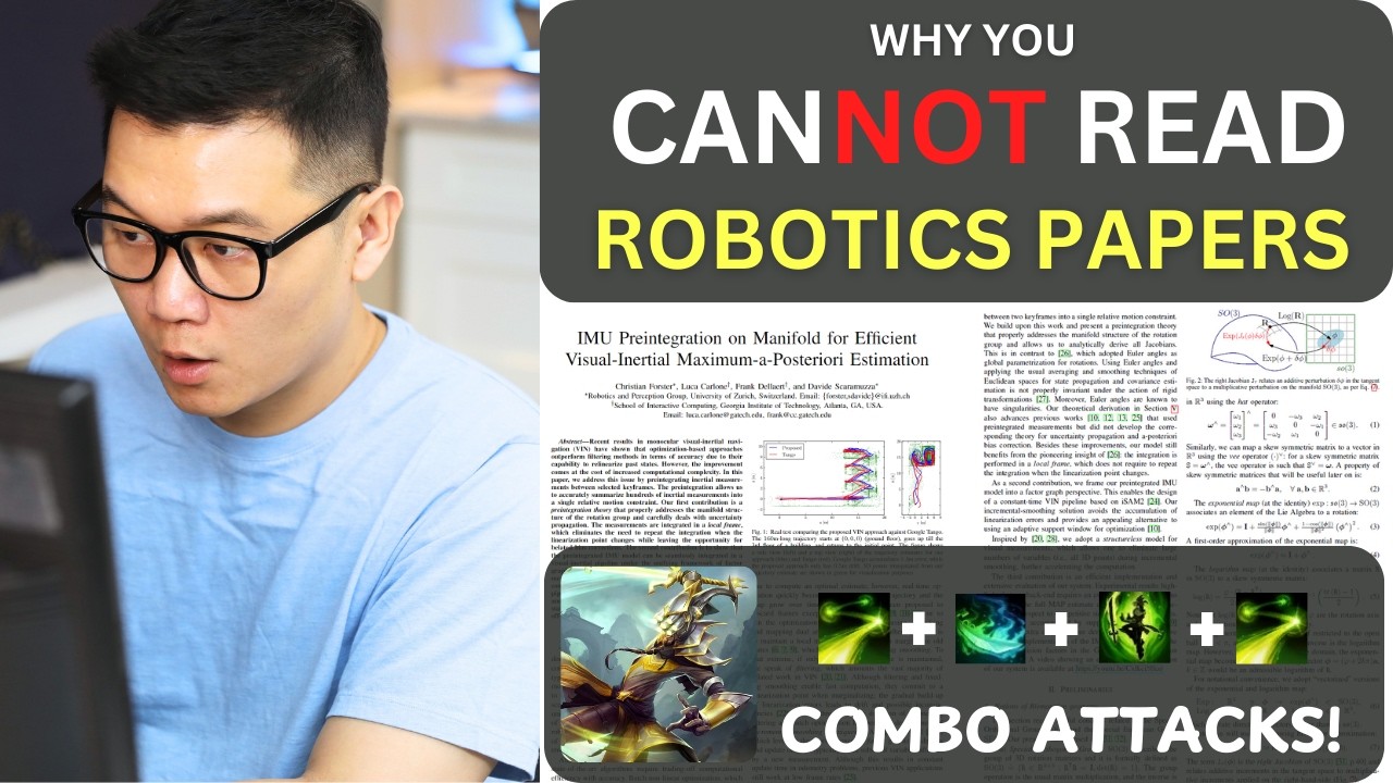 This is Why You Cannot Read The Robotics Papers