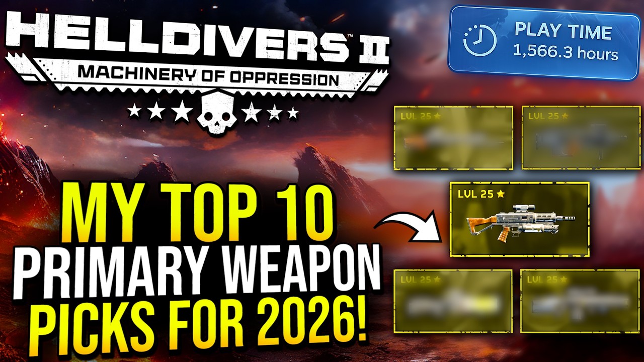 I have every weapon at level 25, Here's my Top Picks!