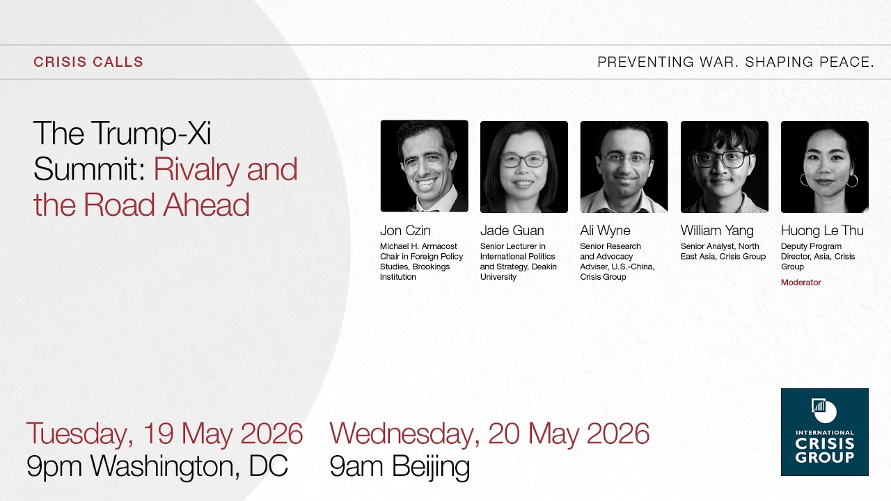 The Trump-Xi Summit: Rivalry and the Road Ahead (Event recording)