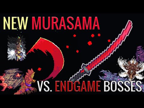 NEW Murasama Weapon Showcase V.S All Endgame Bosses! - Calamity Mod 1.4.5 Rust and Dust Update