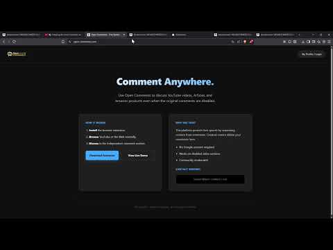 Open comments Tutorial