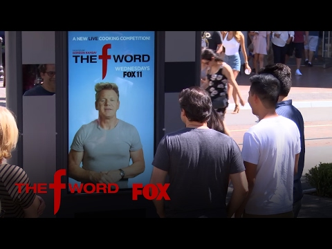 Gordon Ramsay Surprises Shoppers With This Living Poster Prank | Season 1 | THE F WORD