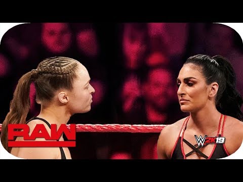 FULL MATCH - Ronda Rousey vs. Sonya Deville : Raw, April 23, 2019 WWE 2K19  - Ep. 25