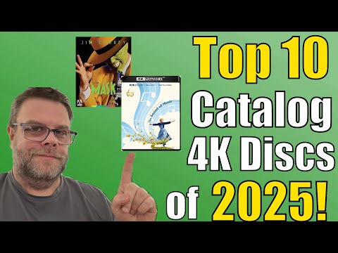 Top 10 CATALOG 4K UHD Blu-ray Discs of 2025!
